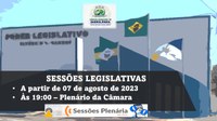 Câmara Municipal de Barrolândia convida vereadores e população para sessões ordinárias do mês de agosto 