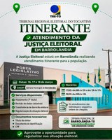 Justiça Eleitoral e Câmara de Barrolândia Promovem Mutirão de Atendimento Itinerante